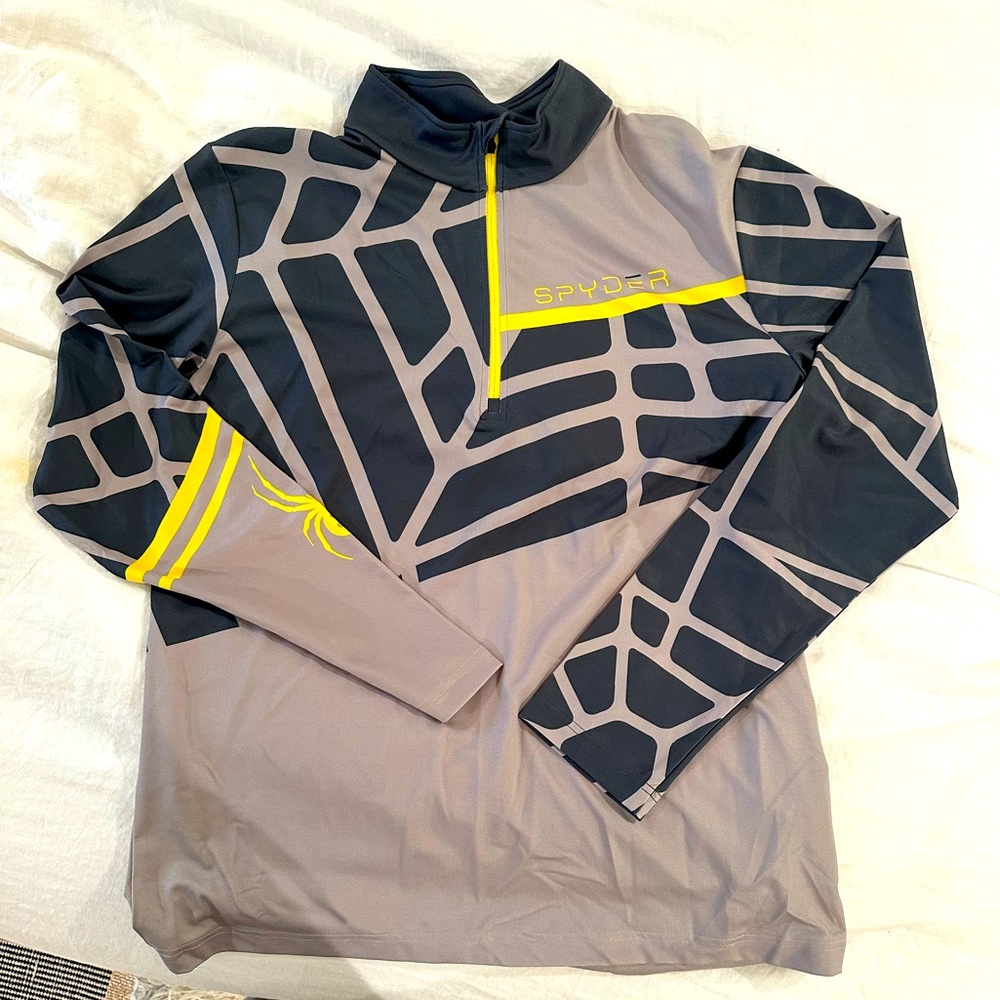 Spyder 3/4 zip long sleeve